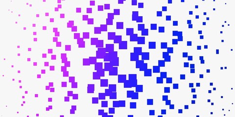 Light Pink, Blue vector layout with lines, rectangles. New abstract illustration with rectangular shapes. Design for your business promotion.