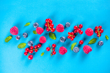 Various summer berry pattern