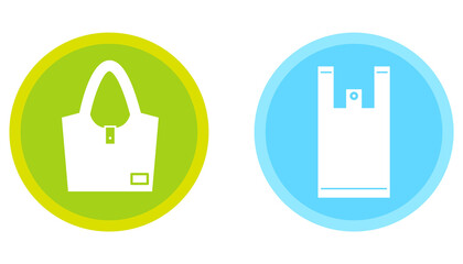 Obraz premium マイバック レジ袋 アイコン