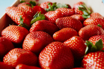 strawberries very sweet and delicious