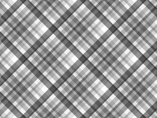 ランダムチェック柄 斜め 白黒