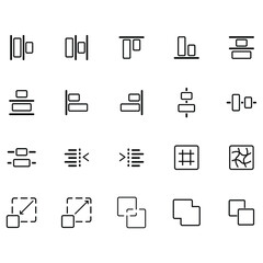  Flat editing Tools icon design