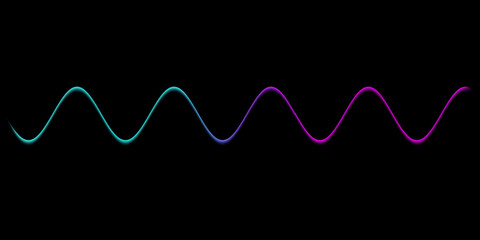 Speaking sound wave lines illustration.