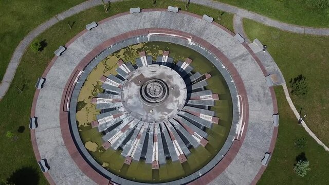 The fountain was once installed on Independence Square in Kiev