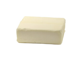 Butter bar isolated on white background. Butter package isolated.