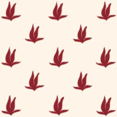 seamless pattern with floral background, seamless flower pattern illustration 