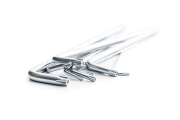 Metal torx screwdrivers