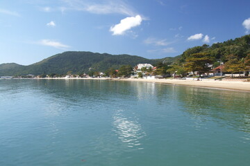 Governador Celso Ramos beach, in Santa Catarina, Brazil.