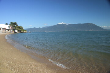 Obraz premium Beach in Ribeirão da Ilha, in Santa Catarina, Brazil.