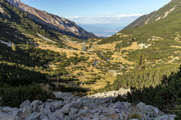 Fototapeta premium landscape around Muratovo lake at Pirin Mountain