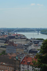 A beautiful view of Bratislava city at Slovakia.