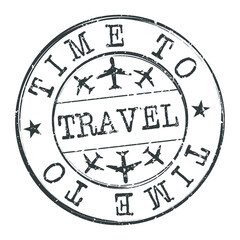 Travel and Tourism Quality Original Stamp Design Vector Art Round Seal Badge.