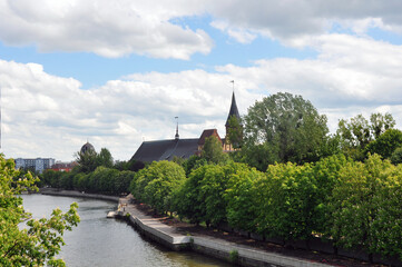 June 2020. The City Of Kaliningrad. View of the Cathedral.
