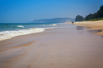 Shoreline of Paradise Beach in Maharashtra