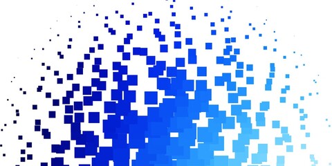 Light BLUE vector layout with lines, rectangles. Illustration with a set of gradient rectangles. Design for your business promotion.