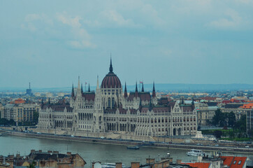 Obraz premium A beautiful view of Budapest city at Hungary.