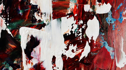 Colorful abstract background wallpaper. Modern motif visual art.  Mixtures of oil paint. Trendy hand painting canvas. Wall decor and Wall art prints Idea.  3D Texture.