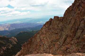 Landscape shot in the mountains 