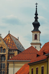 Fototapeta na wymiar A beautiful view of Budapest city at Hungary.