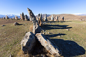 Zorats Karer or Karahunj known as Armenian stone henge, Armenia