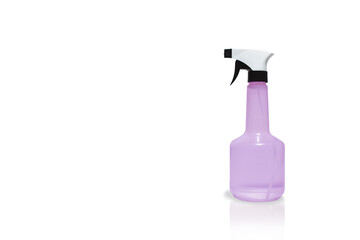 purple spray bottle
