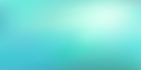 Abstract teal background. Blurred turquoise water backdrop. Vector illustration for your graphic design, banner, summer or aqua poster, website