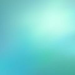 Abstract teal background. Blurred turquoise water backdrop. Vector illustration for your graphic design, banner, summer or aqua poster