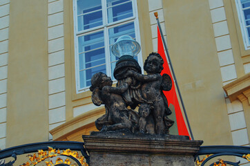 A beautiful view of Prague city at Czech Republic.