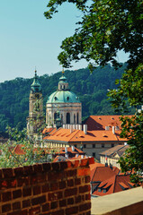 A beautiful view of Prague city at Czech Republic.
