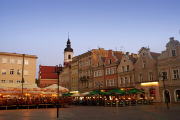 Venice of Opole in sunset, Poland