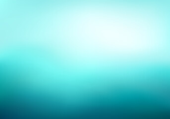 Abstract deep teal gradient background with light. Blurred turquoise water backdrop. Vector illustration for your graphic design, banner, summer or aqua poster