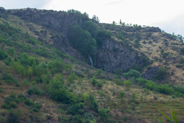 Fototapeta na wymiar mountain landscape in the mountains, view of the mountains