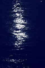 波上の月光
月光の軌跡
満月