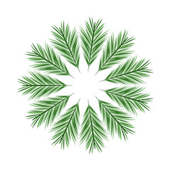 tropical leafs palms summer icon