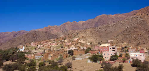 Fototapeta na wymiar landscapein atlas mountain near agadir, morocco