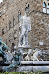 The Neptune fountain in Florence