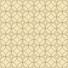 Fototapeta premium Seamless vector pattern. Modern stylish texture. Abstract geometric background. Monochrome stylish texture. Simple graphic design. Trendy lines.