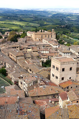 Fototapeta na wymiar Medieval city of San Gimignano, Tuscany, Italy