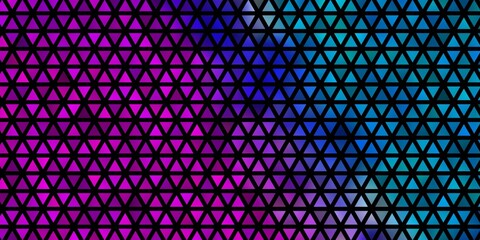 Light Pink, Blue vector pattern with polygonal style.