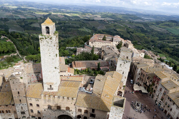 Fototapeta na wymiar Medieval city of San Gimignano, Tuscany, Italy
