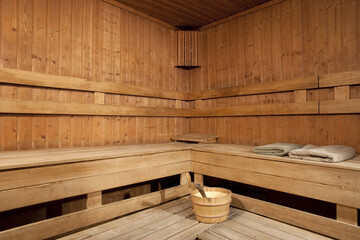 Fototapeta na wymiar sauna in the sauna
