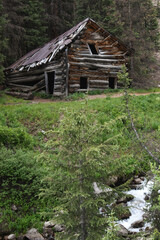 Fototapeta na wymiar cabin in the woods