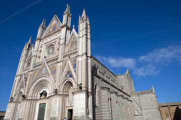 Fototapeta na wymiar orvieto cathedral italy