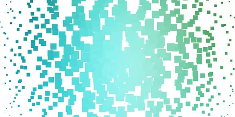 Light Blue, Green vector texture in rectangular style. Abstract gradient illustration with rectangles. Design for your business promotion.