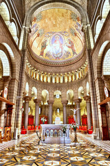 Interior of Saint Nicholas Cathedral, Monaco, France