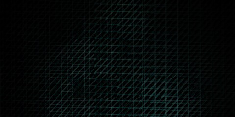 Dark Green vector background with lines. Modern abstract illustration with colorful lines. Best design for your posters, banners.