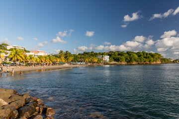  Black sand beach in Schoelcher, Martinique, France