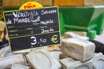 "savon de Marseille" - french traditional soap of Marseille