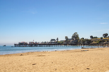 Scenic landscape on the Pacific coastline, Capitola, California	