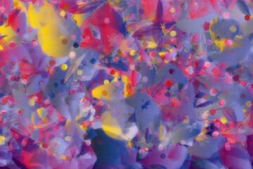 Abstract Floral Painting